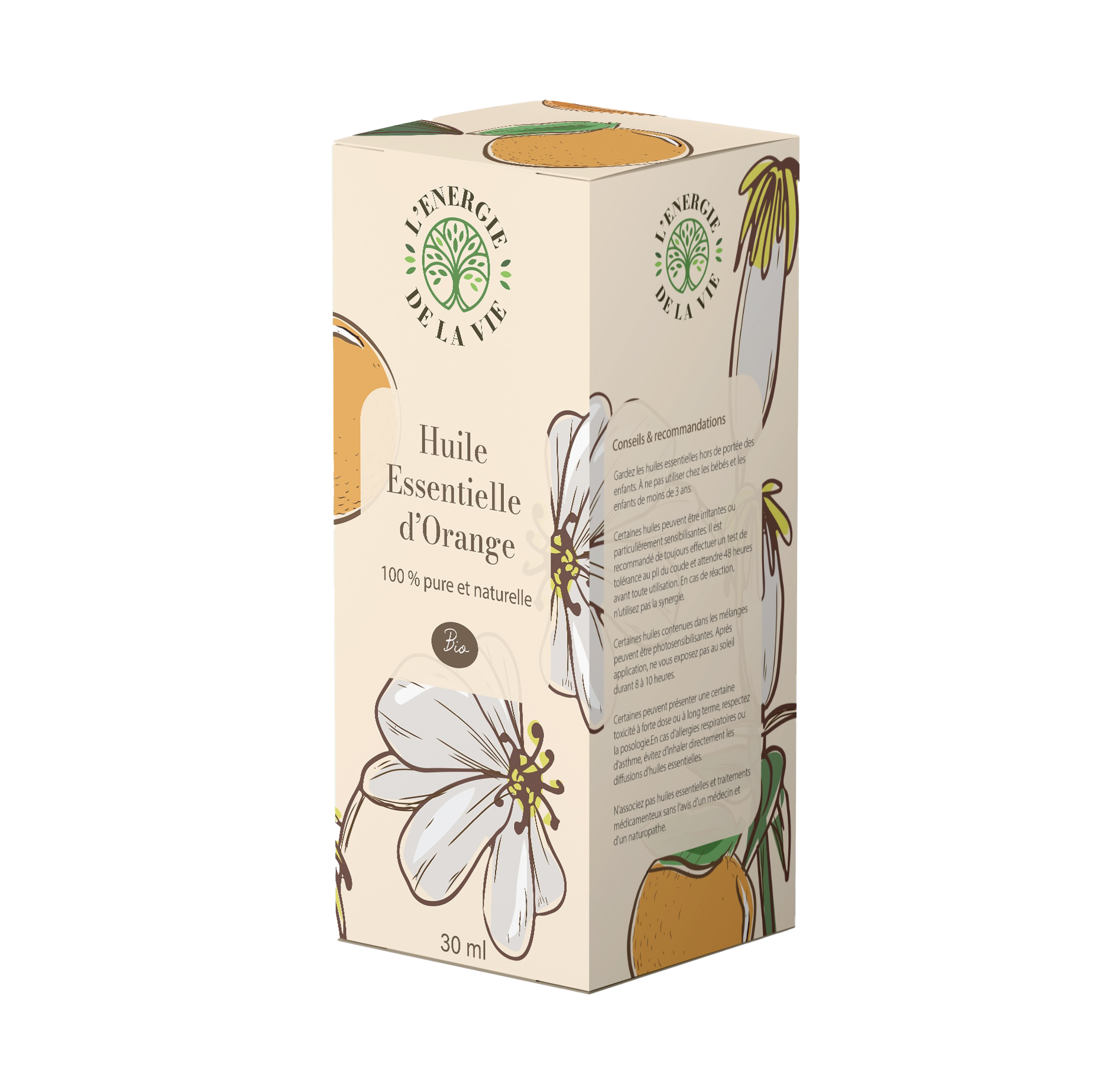 packaging oragne huile essentielle une plante- lenergie de la vie copy