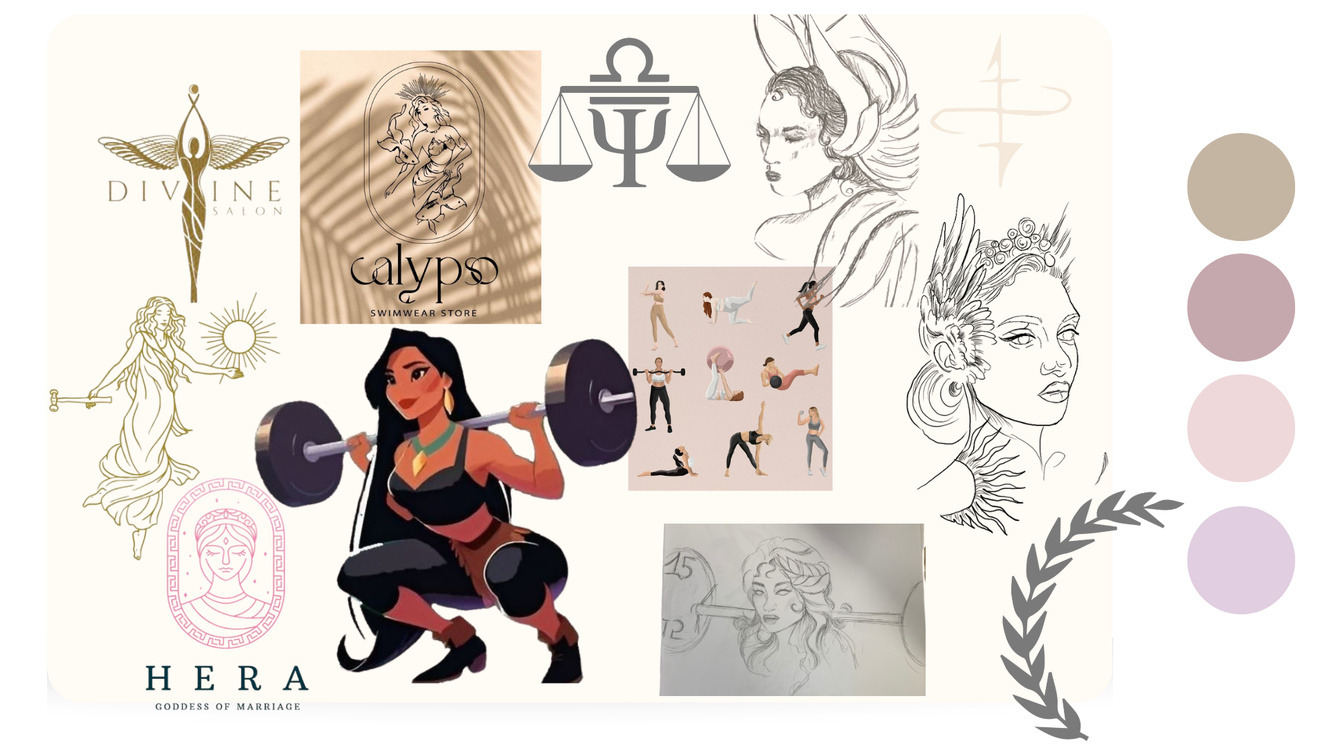 moodboard héra fitness